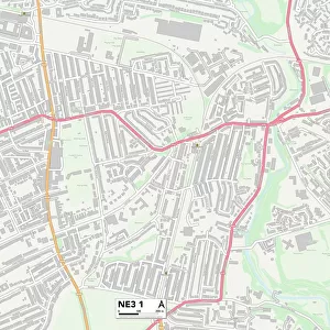 Newcastle NE3 1 Map