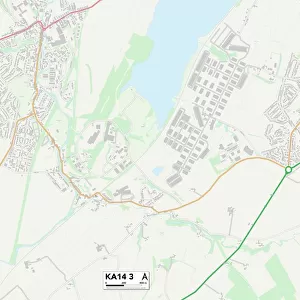 North Ayrshire KA14 3 Map