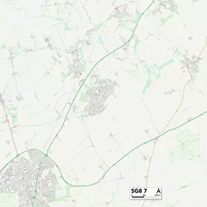 North Hertfordshire SG8 7 Map