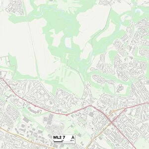 North Lanarkshire ML2 7 Map