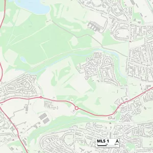 North Lanarkshire ML5 1 Map