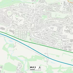 North Lanarkshire ML5 5 Map