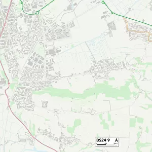 North Somerset BS24 9 Map