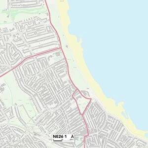 North Tyneside NE26 1 Map