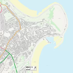 North Yorkshire YO11 1 Map