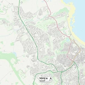 North Yorkshire YO12 6 Map