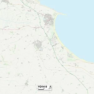 North Yorkshire YO14 0 Map