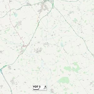 North Yorkshire YO7 3 Map