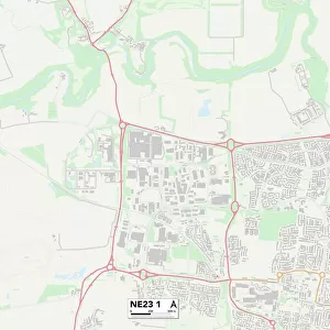 Northumberland NE23 1 Map