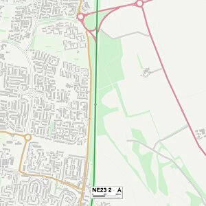 Northumberland NE23 2 Map