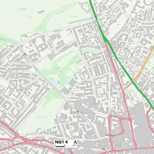 Nottingham NG1 4 Map