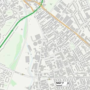 Nottingham NG7 7 Map