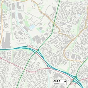 Oldham OL9 8 Map