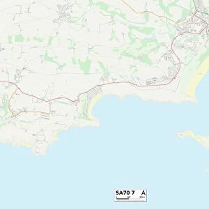 Pembrokeshire SA70 7 Map