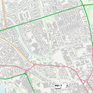 Preston PR1 7 Map