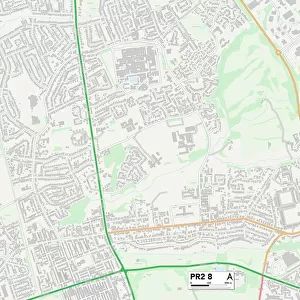 Preston PR2 8 Map