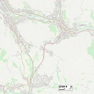 Rhondda Cynon Taf CF39 9 Map