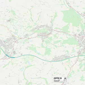 Rhondda Cynon Taf CF72 9 Map