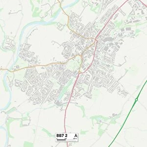 Ribble Valley BB7 2 Map