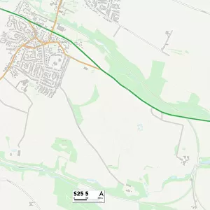 Rotherham S25 5 Map