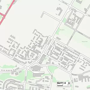 Rushmoor GU11 4 Map