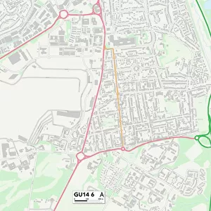 Rushmoor GU14 6 Map