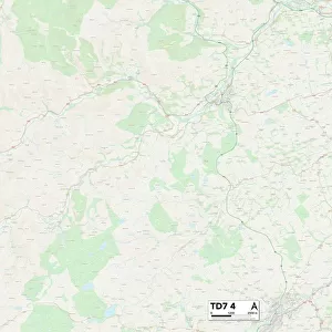 Scottish Borders TD7 4 Map