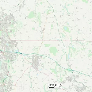 Shropshire TF11 8 Map