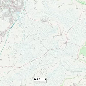 Somerset TA7 0 Map