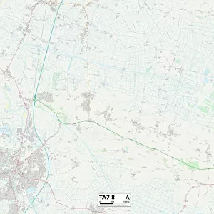 Somerset TA7 8 Map