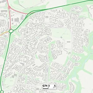 South Lanarkshire G74 3 Map