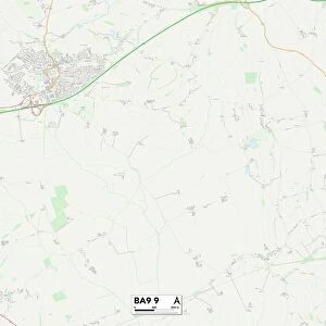 South Somerset BA9 9 Map