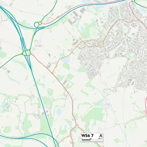 South Staffordshire WS6 7 Map
