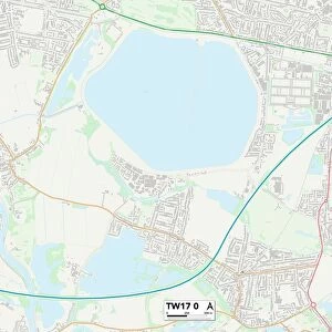 Spelthorne TW17 0 Map