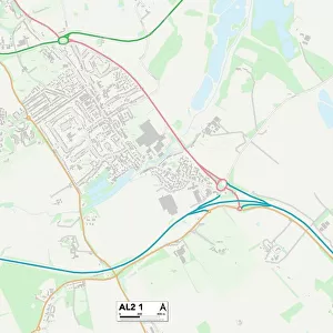 St Albans AL2 1 Map