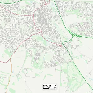 St Edmundsbury IP33 2 Map