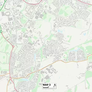 St. Helens WA9 3 Map