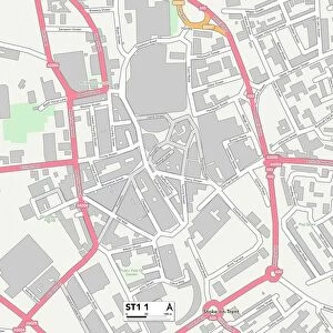 Staffordshire ST1 1 Map