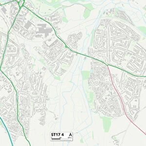 Staffordshire ST17 4 Map