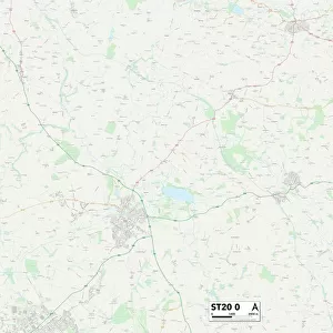 Staffordshire ST20 0 Map