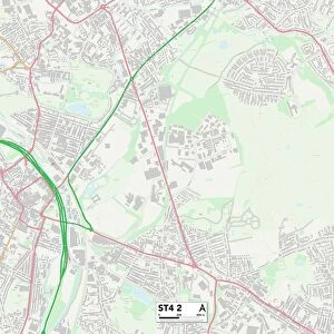 Staffordshire ST4 2 Map