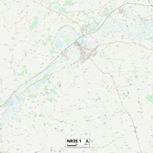 Suffolk NR35 1 Map