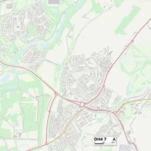 Postcode Sector Maps Collection: DH - Durham