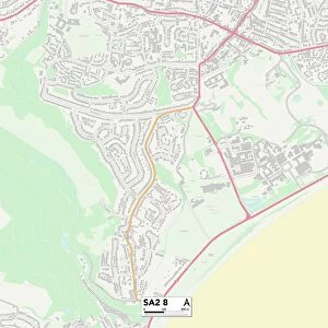 Swansea SA2 8 Map