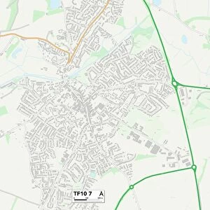 Telford and Wrekin TF10 7 Map