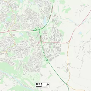 Telford and Wrekin TF7 4 Map