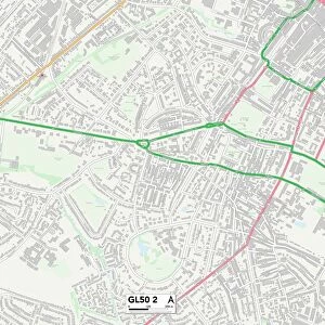 Tewkesbury GL50 2 Map