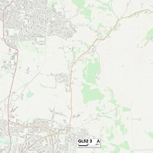 Tewkesbury GL52 3 Map
