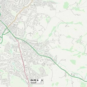 Tewkesbury GL52 6 Map
