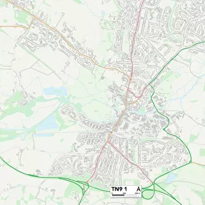 Tonbridge and Malling TN9 1 Map